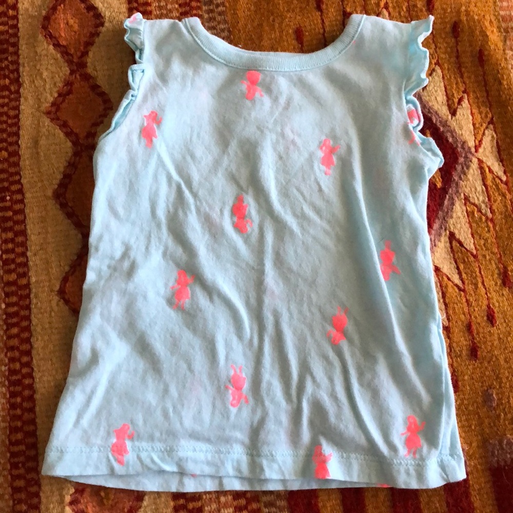 Baby blue luau tank!